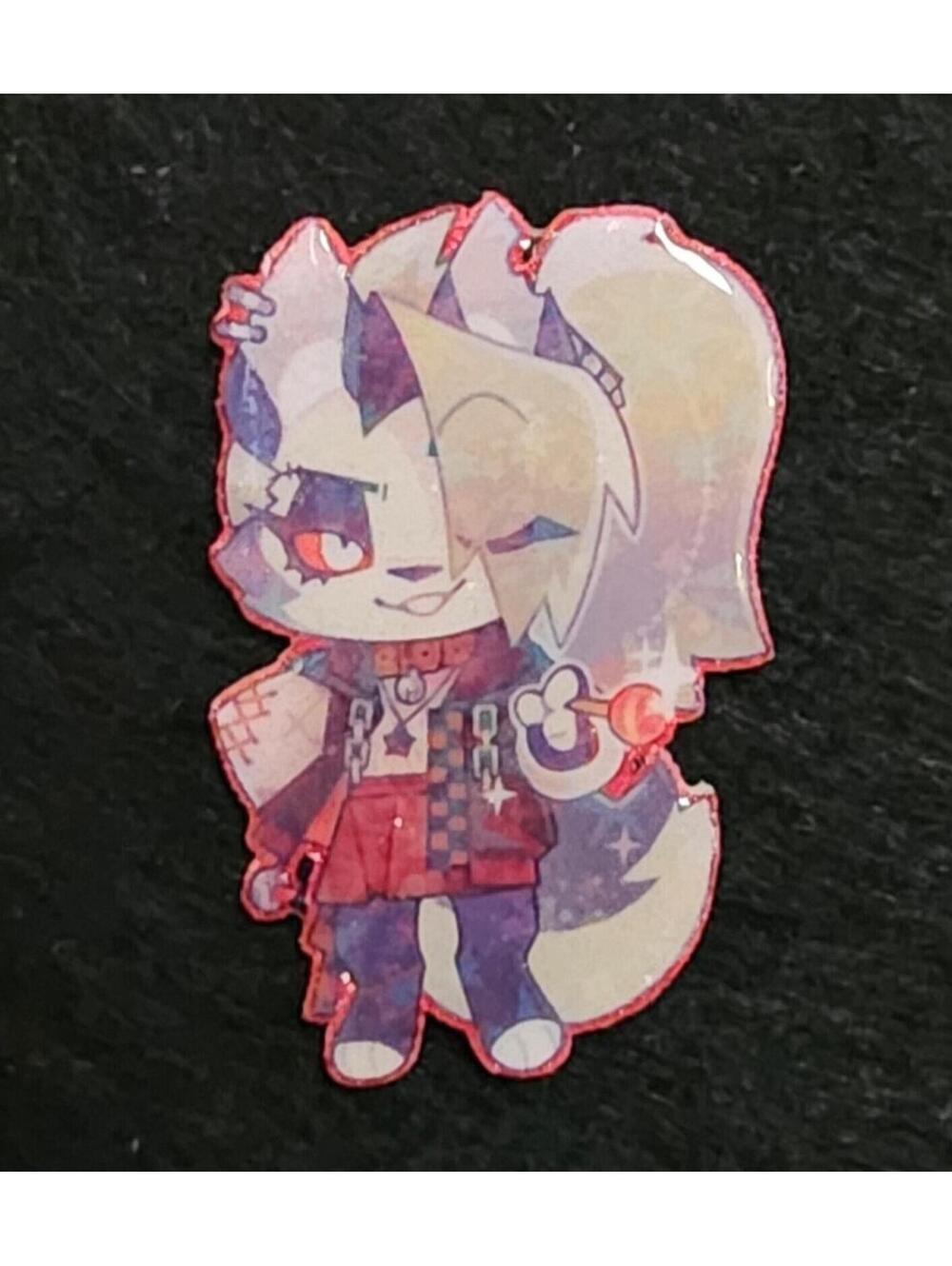 Loona glitter pin  - Helluva Boss